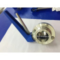 Sanitär Edelstahl Tri Clover Kompatible Butterfly Valve - Pull Trigger